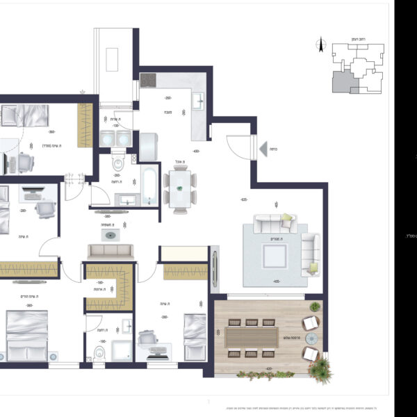 5-room apartment