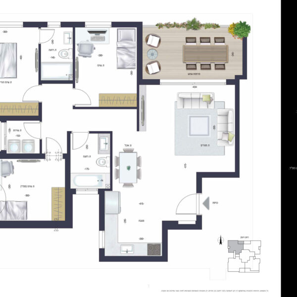 4-room apartment